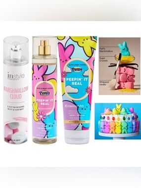 BBW Peep Marshmallow 2PC Set NEW FULL-SIZE